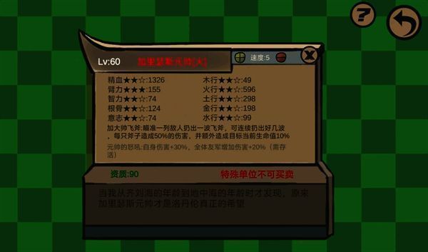 加里瑟斯元帅角色形象