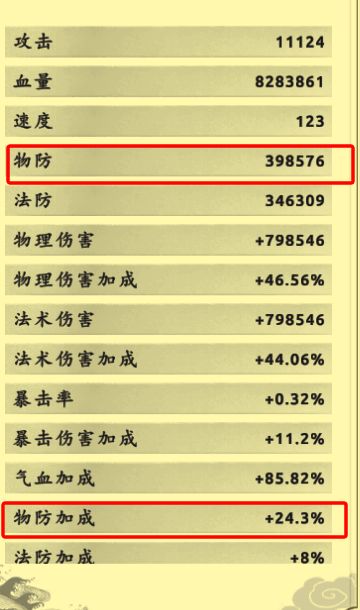 人物基础属性计算图片