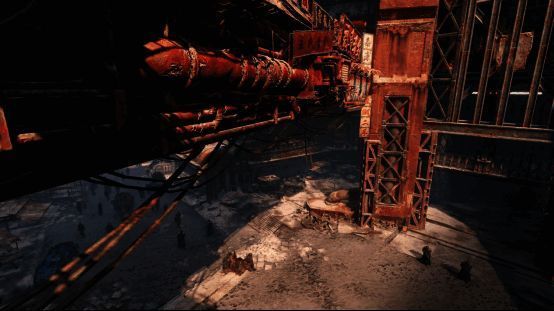 冒险者前行乌云飘过画面