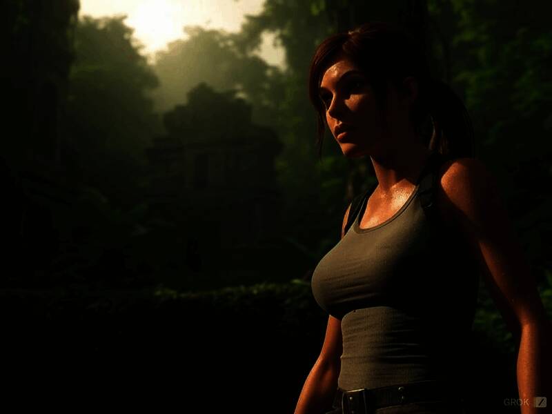 Grok生成的劳拉形象2