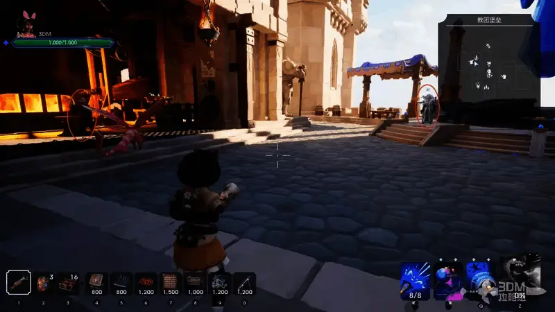 铁匠处购买陷阱和雨果处升级陷阱属性界面图