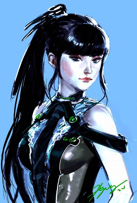 Hyoung Taek Nam创作的第二张伊芙形象图