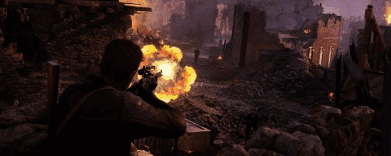 《狙击精英：抵抗》游戏中的坦克画面