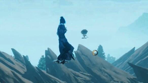 宝箱跑开的画面