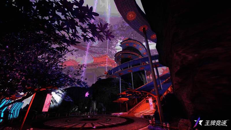 广寒宫亭台楼榭建筑图