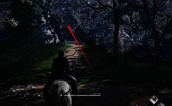 明皇御影花钱所在不羡仙上山路径图