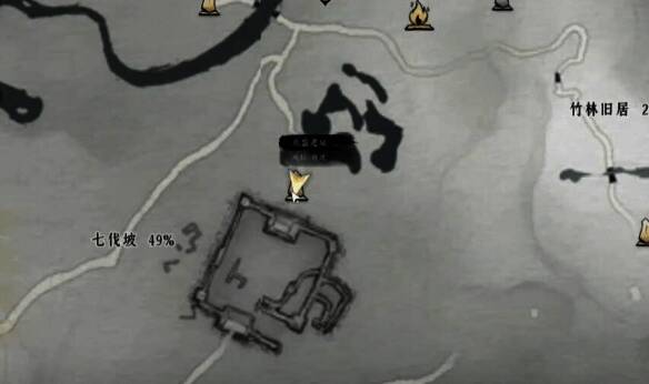 汉将李广花钱所在北盟遗址房顶外观图