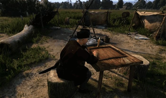 《天国：拯救2》中的骰子游戏画面