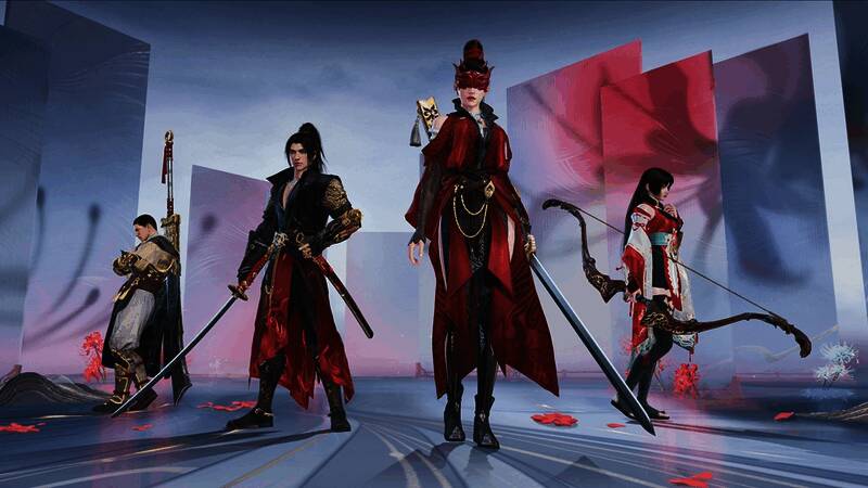 《永劫无间》手游四排玩法画面