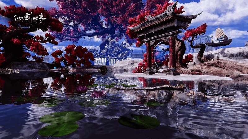 《仙剑世界》家园社区场景图