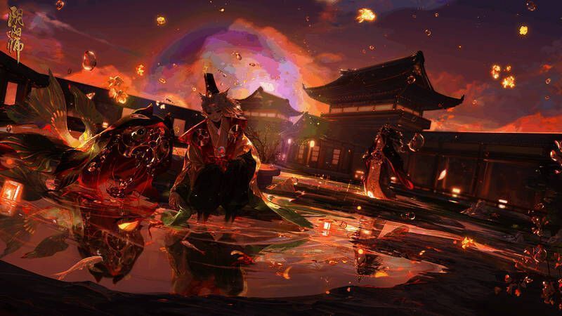 式神传记动画赐福画面