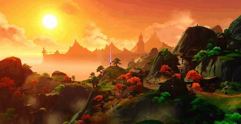 原神全新区域沉玉谷风景