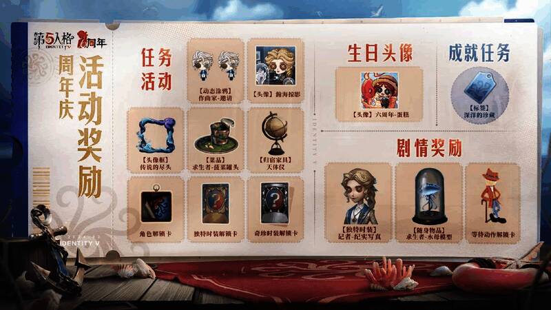 《第五人格》六周年庆活动画面2