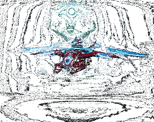 钢鹫战机形态切换动图