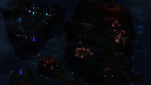 月影孤岛地图宣传图