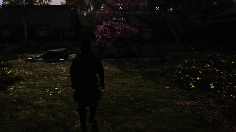 《刺客信条：影》主角藏身处画面4