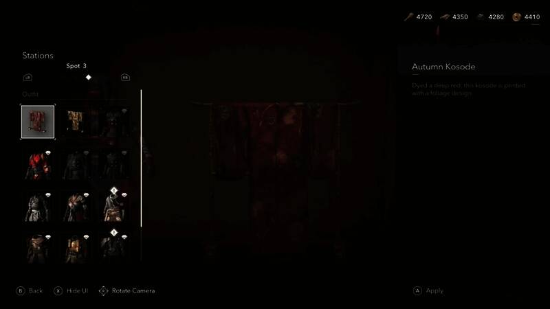 《刺客信条：影》主角藏身处画面8