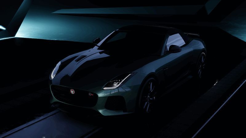 捷豹F - TYPE SVR Convertible赛场图