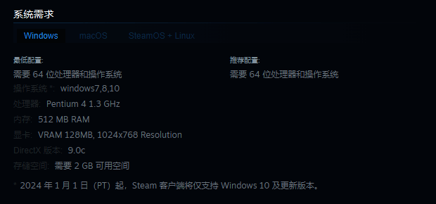 《灾厄黑龙与谎言公主》相关配置参考图片1