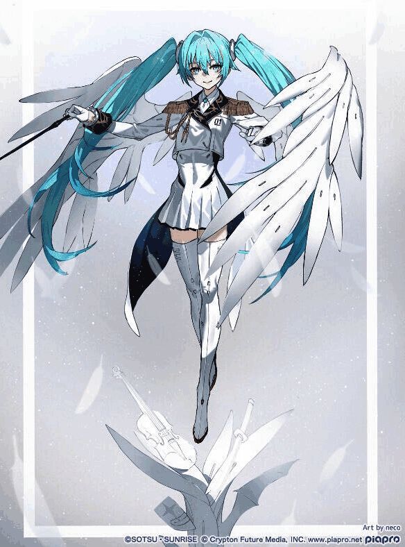 高达与初音未来联动特别神似艺图5