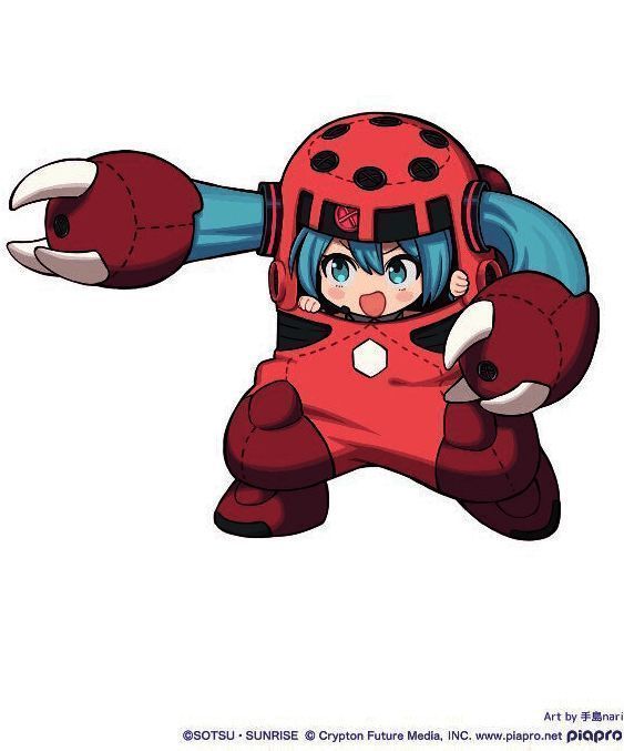 高达与初音未来联动特别神似艺图6