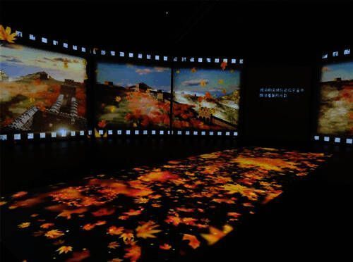 光影厅内小玩家搭建的地图