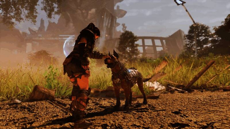 《方舟:生存飞升》铠护犬画面