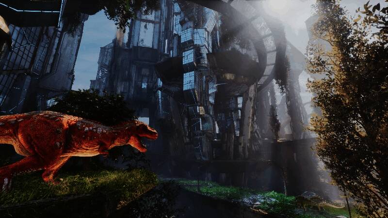 《方舟:生存飞升》灭绝DLC场景画面