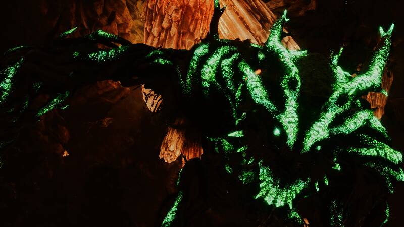 《方舟:生存飞升》无畏龙战斗画面