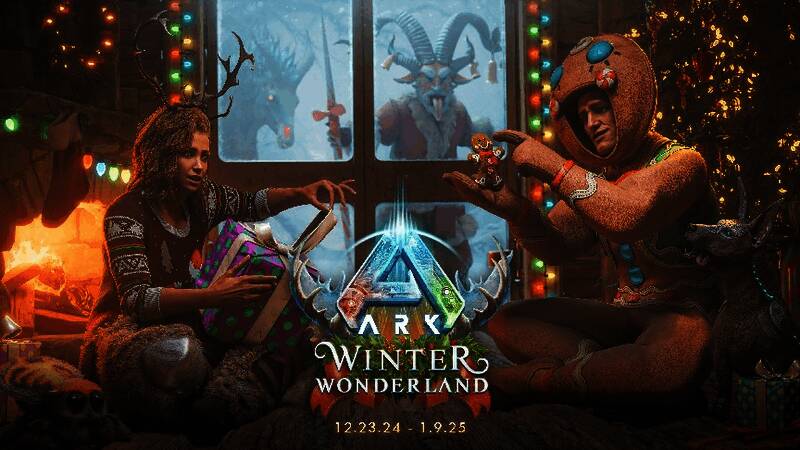 《方舟:生存飞升》冬季仙境活动宣传图