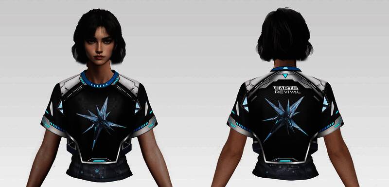 专属定制上衣时装展示图