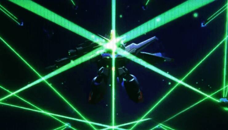 独角兽高达战斗英姿图