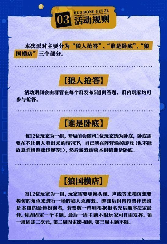 狼人杀粉丝社群扮演派对相关图片2