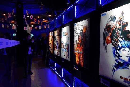 《拳皇》系列三十周年主题纪念展现场1