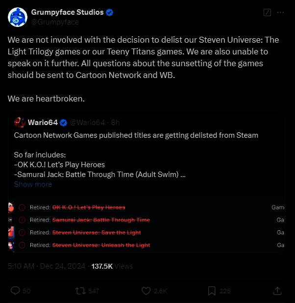 华纳兄弟下架游戏相关配图3