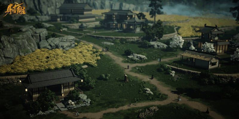 《射雕》游戏产业玩法画面