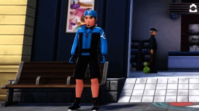 《宝可梦传说：Z - A》宣传片画面中的街头长椅1