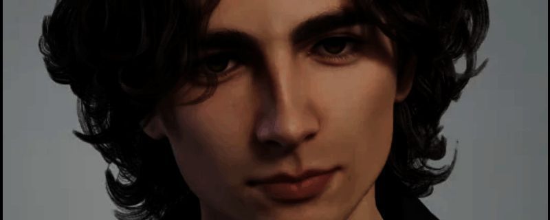 《inZOI》欧美忧郁帅哥形象示例图