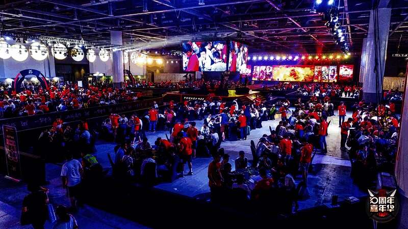 往届三国杀千人面杀大赛现场图