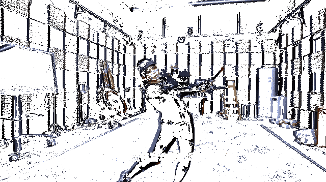 翟羽佳进行动作捕捉相关动态画面