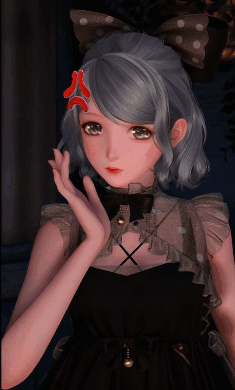 心情随想系列发饰怒气满满