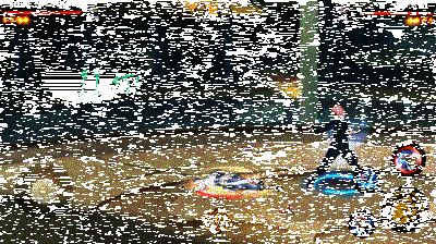 春野樱「忍界大战」普攻在墙角连击演示动图