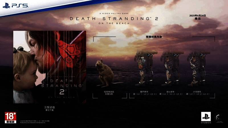 标准版预购奖励展示图