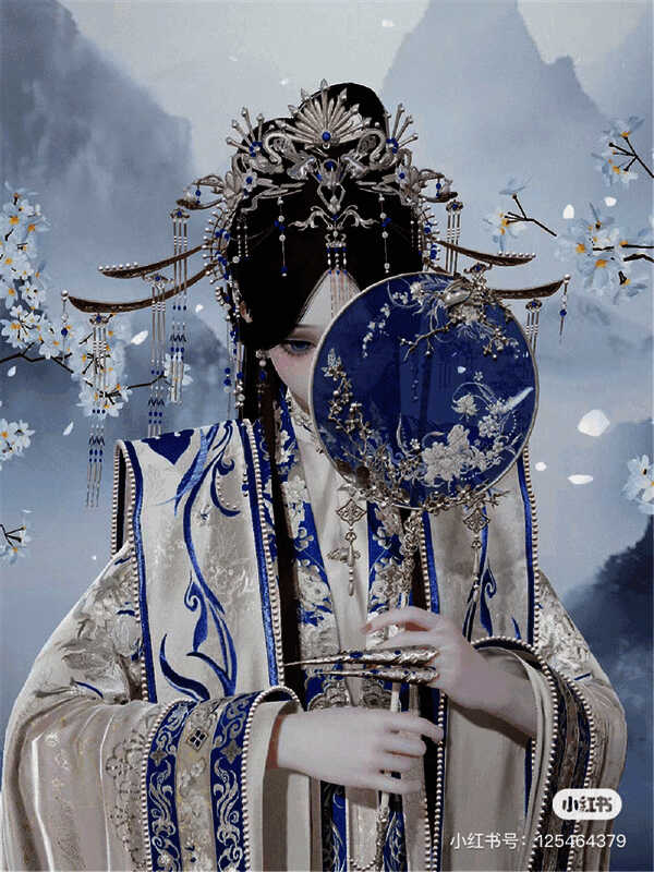 图片 7.jpg 以闪亮之名婚服套染色成梨园名旦风格图