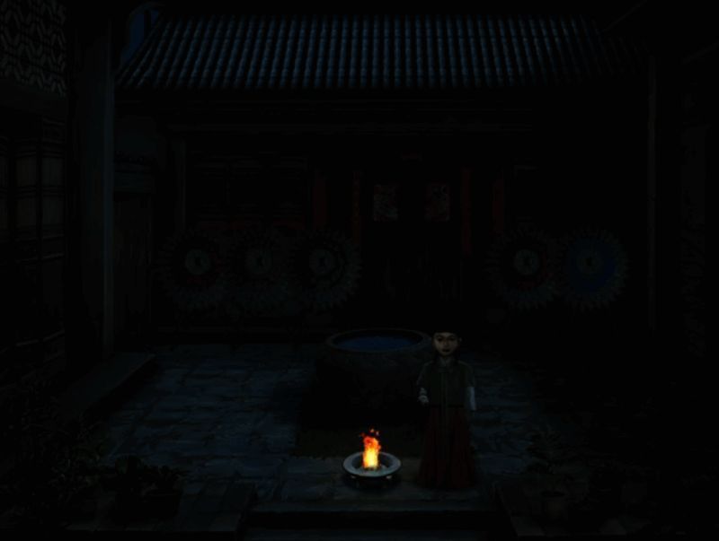 对纸马使用裁纸刀拿到小纸马的画面