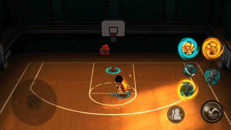 流川枫高速跑位画面