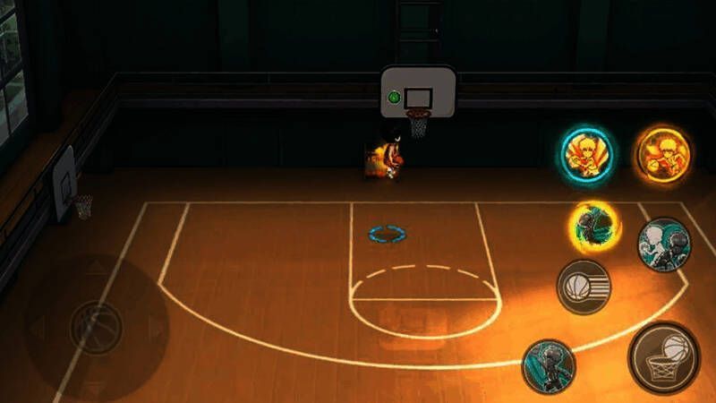 流川枫换手高抛上篮画面