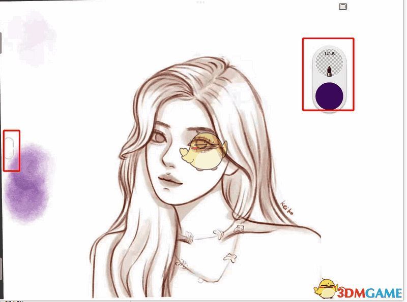 sketchbook界面隐藏了怎么调出来?sketchbook怎么调出菜单栏? SketchBook隐藏工具栏后的界面图