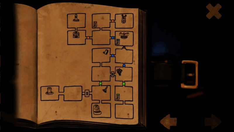 日月塔内地图示意