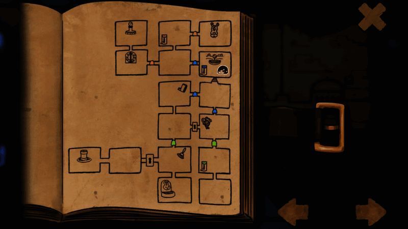 开启密道后看到的宝珠场景